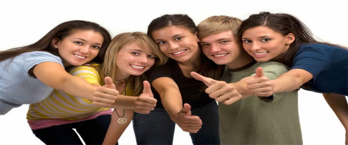 Teenagers stabilise emotionally with age