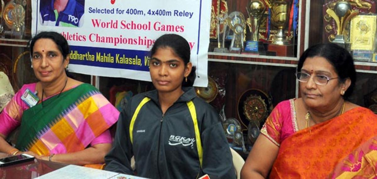 Andhra Pradesh student to represent State at World School Athletics Championship