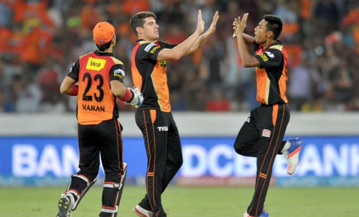 Sunrisers Hyderabad wins against encounter with Royal Challengers Bangalore