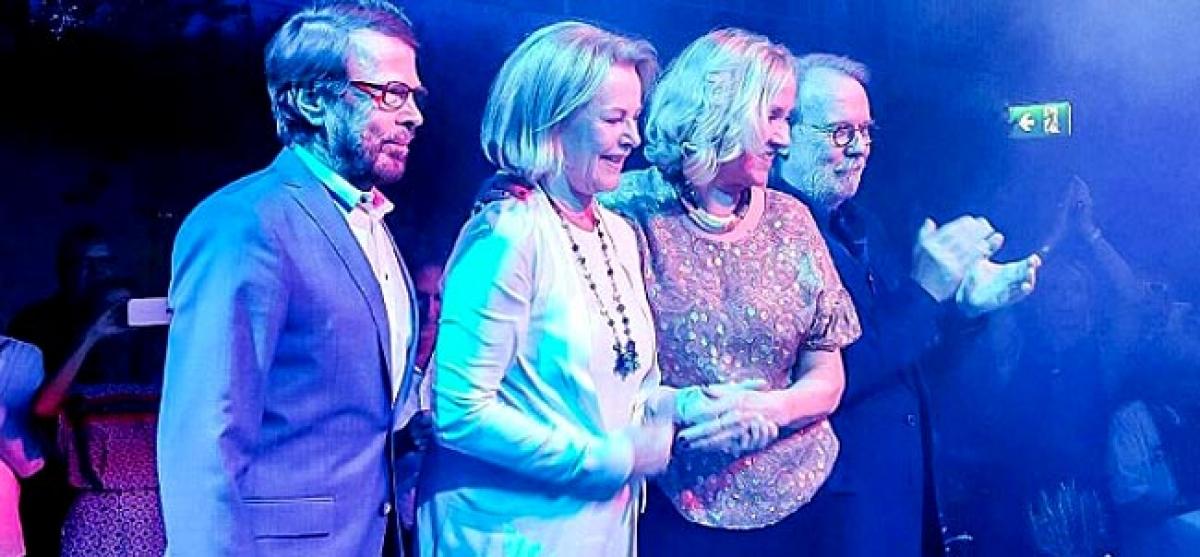 ABBA renites to mark 50th anniversary with a bang in Stockholm