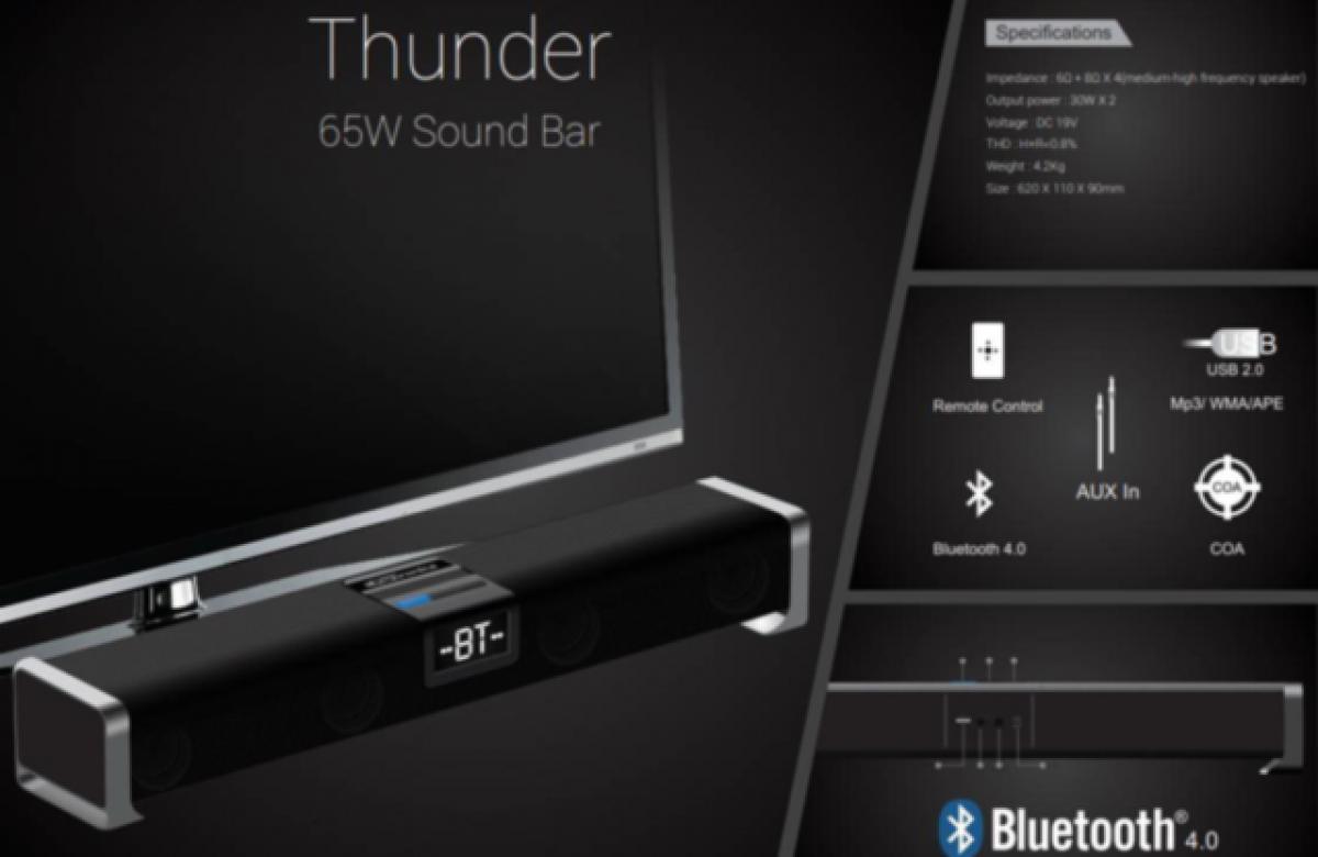 Set up your home for thunderous stereophonic sound with the all new THUNDER