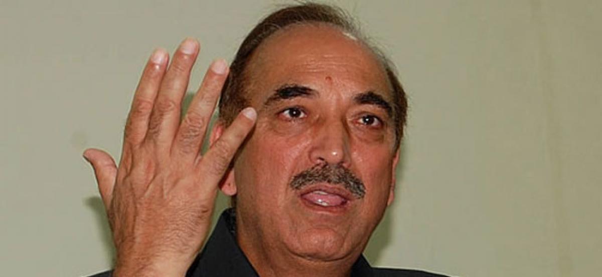 Presidents rap for government, not opposition: Azad