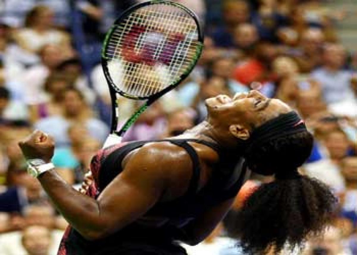 Serena stays on course