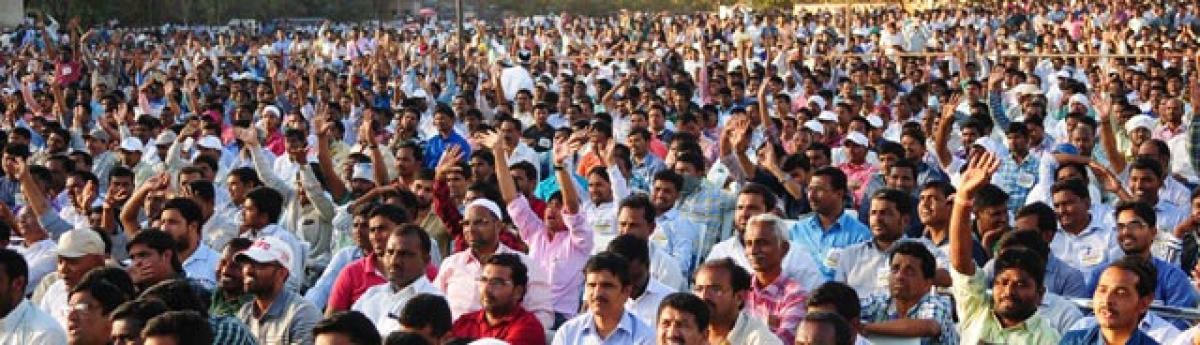 Telangana State staff raises voice against Contributory Pension Scheme