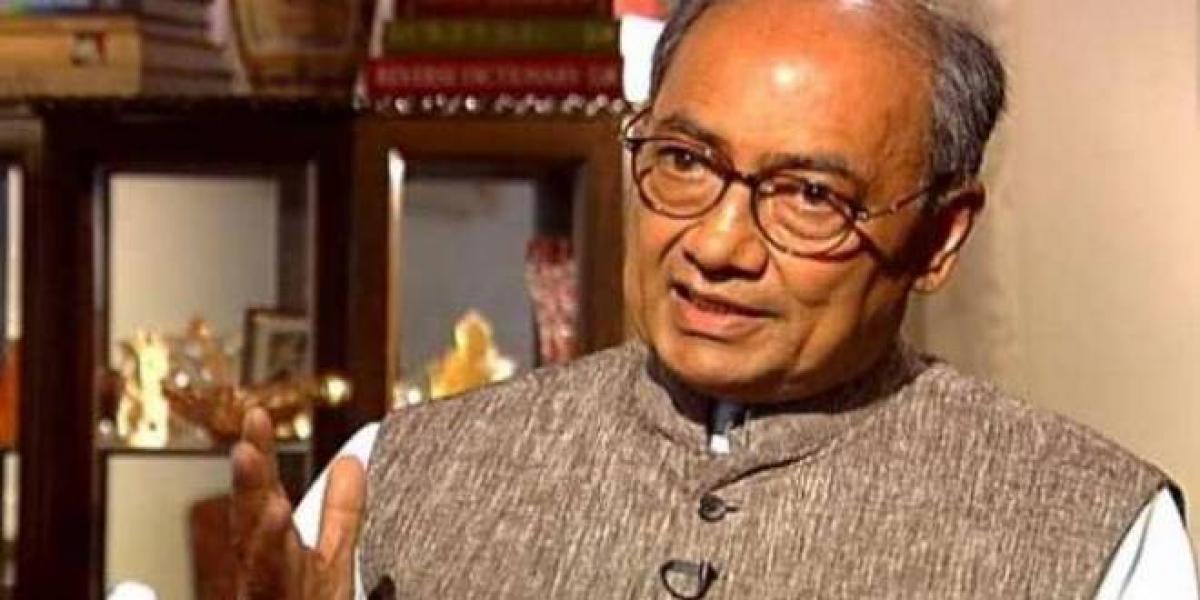 Manohar Parrikar has hijacked popular mandate in Goa: Digvijaya Singh