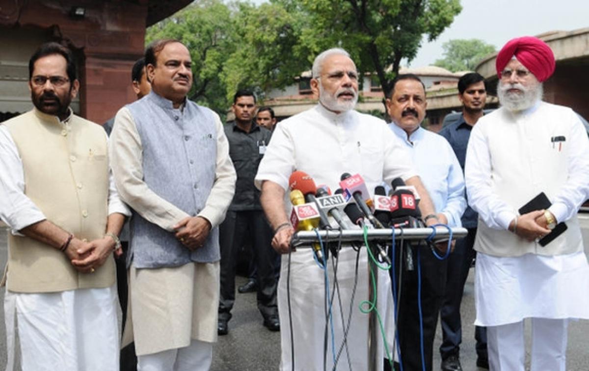 Full Text: Narendra Modis statement outside Parliament ahead of the Monsoon Session of 2016