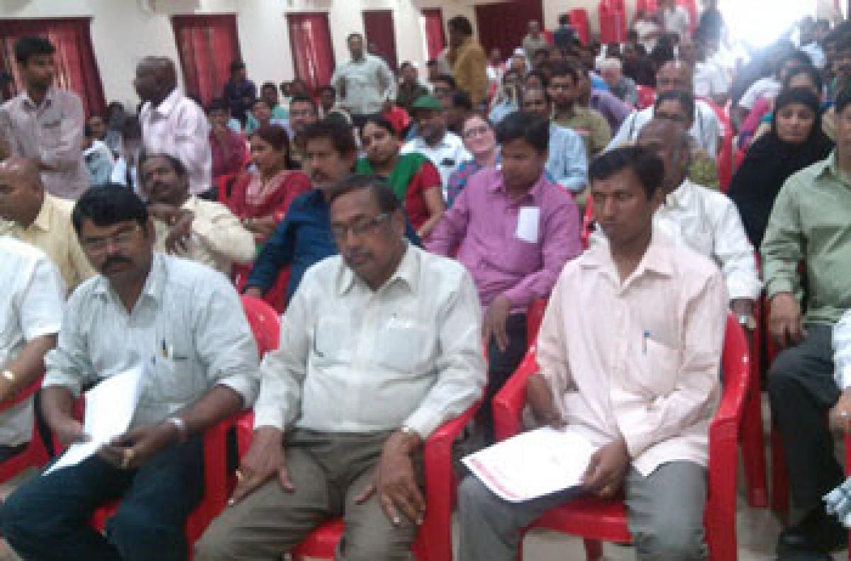 SCR Mazdoor Union demands barrier-free work environment