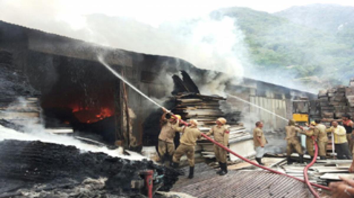 Mata Vaishno Devi Shrine Board, police fight forest fire