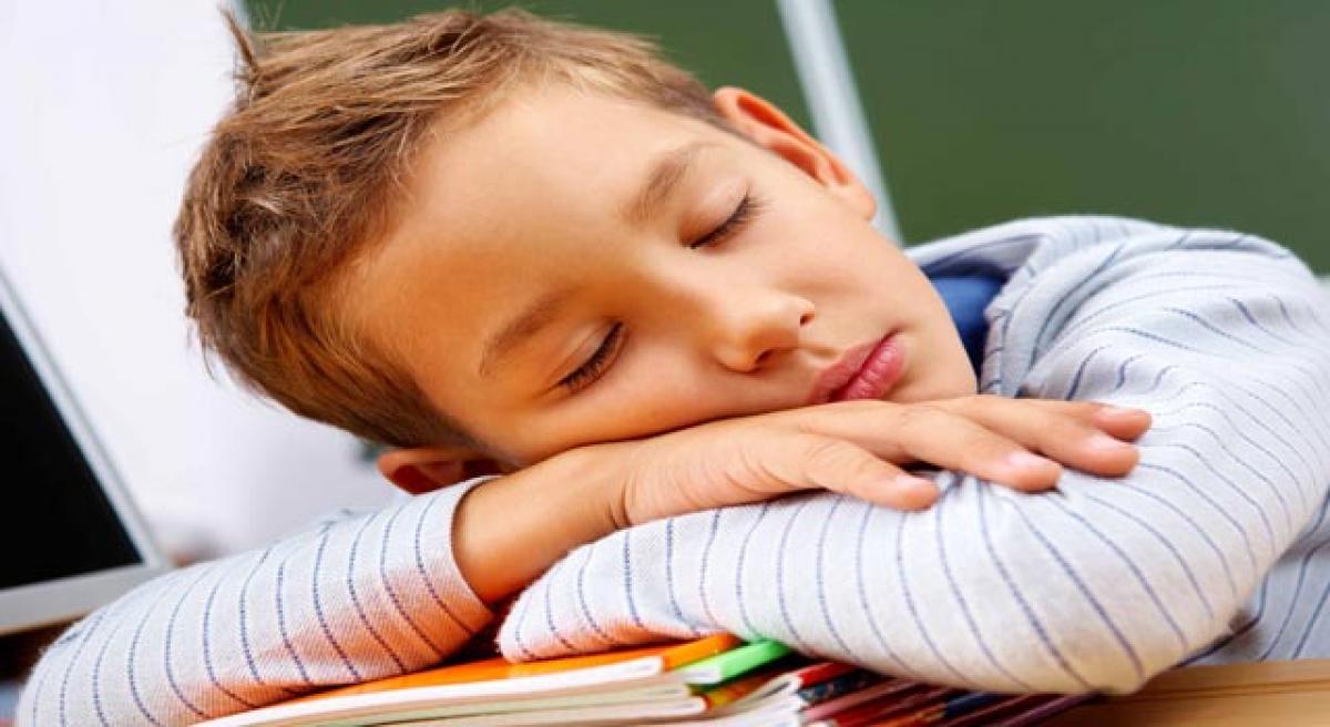 Poor sleep may lead to behavioural problems