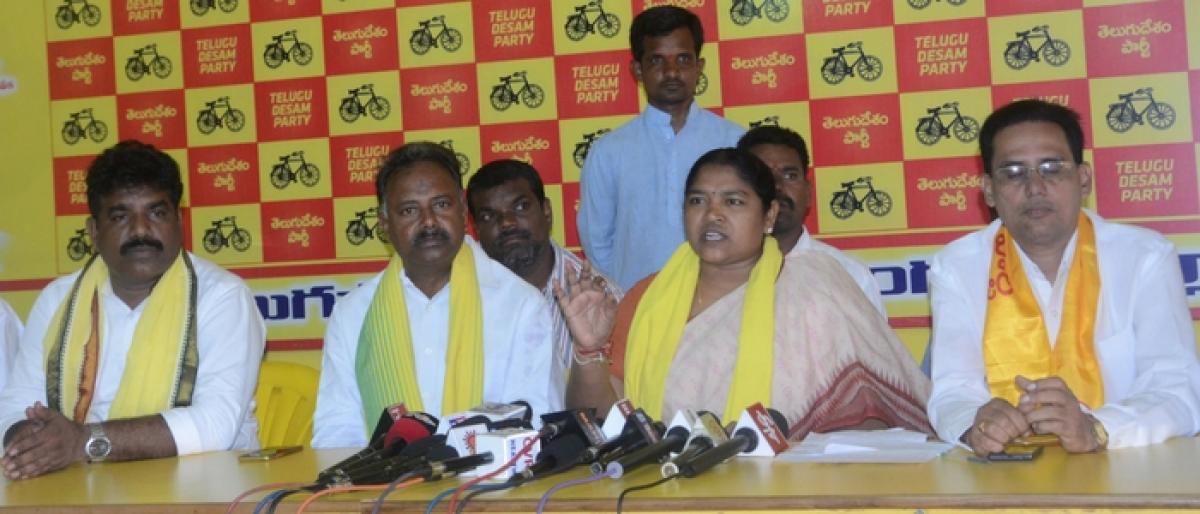 TDP seeks CBI probe into land scam