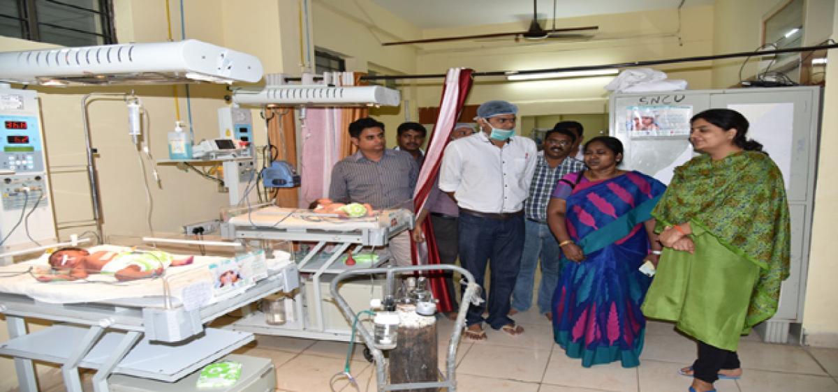 Improve service conditions in maternity ward: Collector