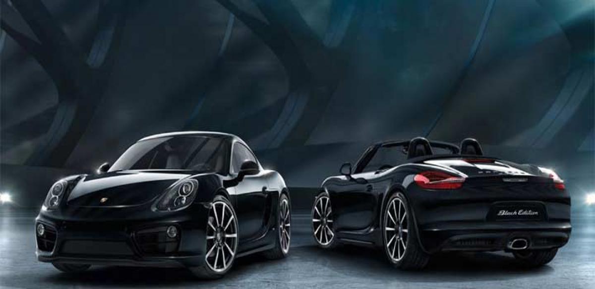 Porsche unveils new Cayman Black Edition