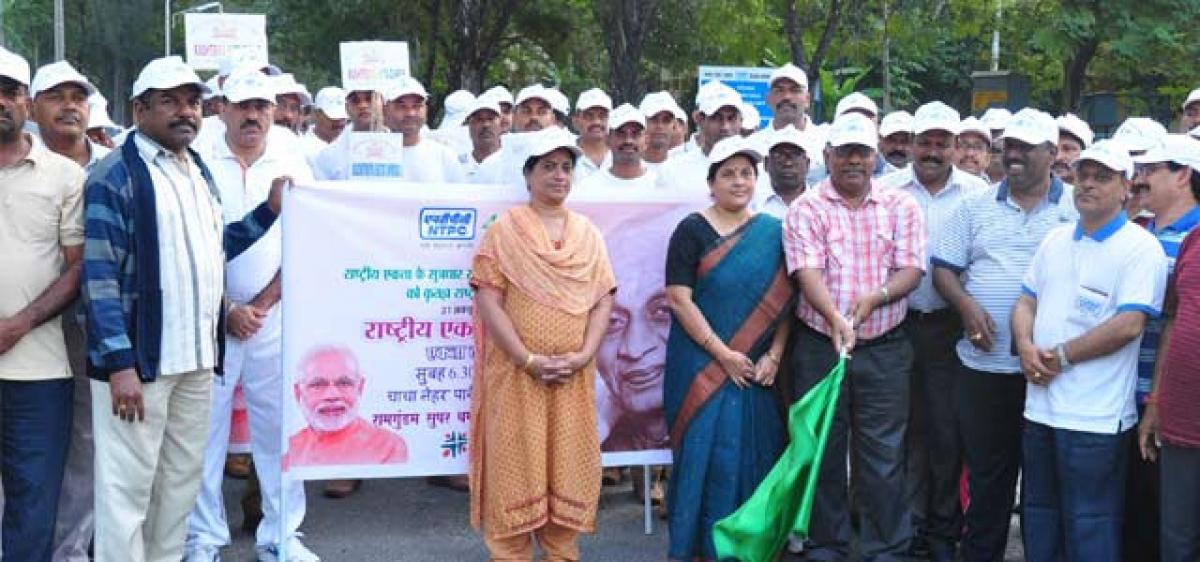 Run For Unity held at NTPC