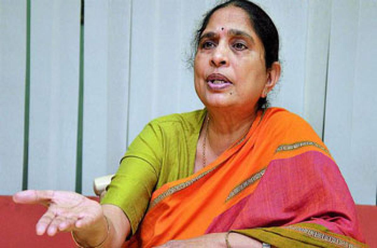 Shantha Sinha decries changes