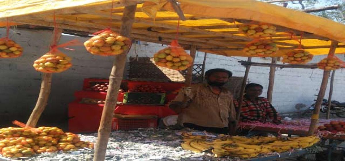 Double whammy for fruit vendors