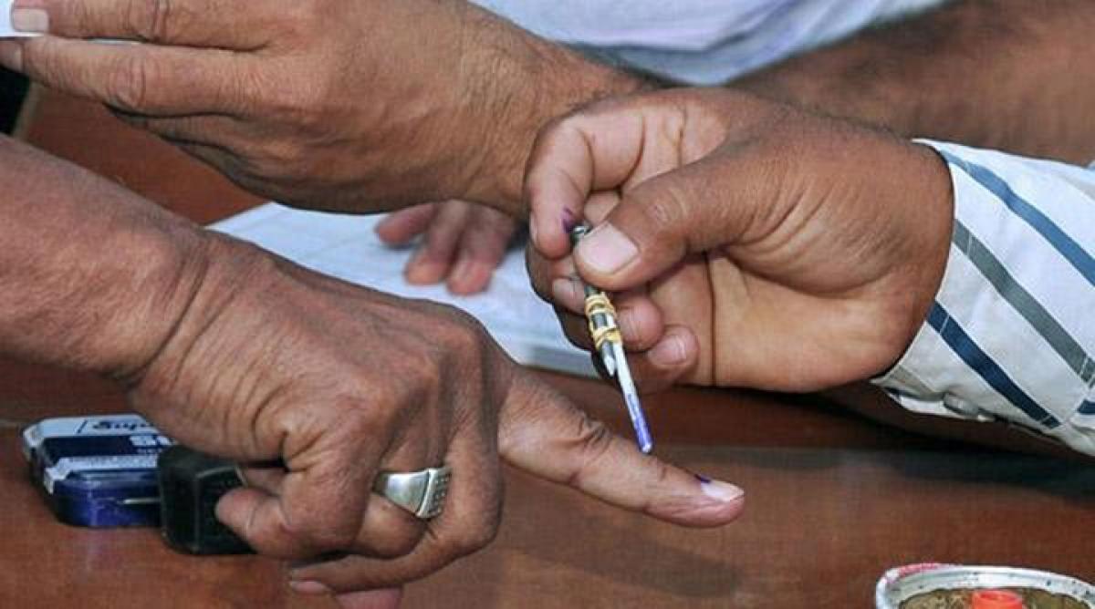 Polling under way for Gujarat local bodies
