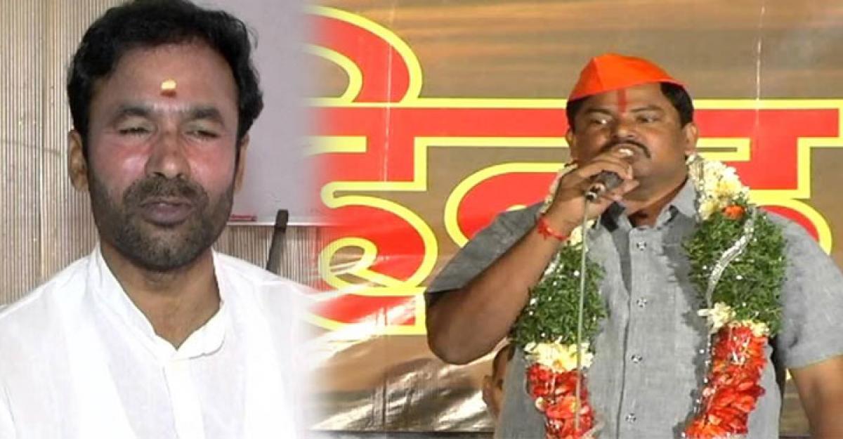 Sack Kishan Reddy in the interest of Telangana: BJP MLA