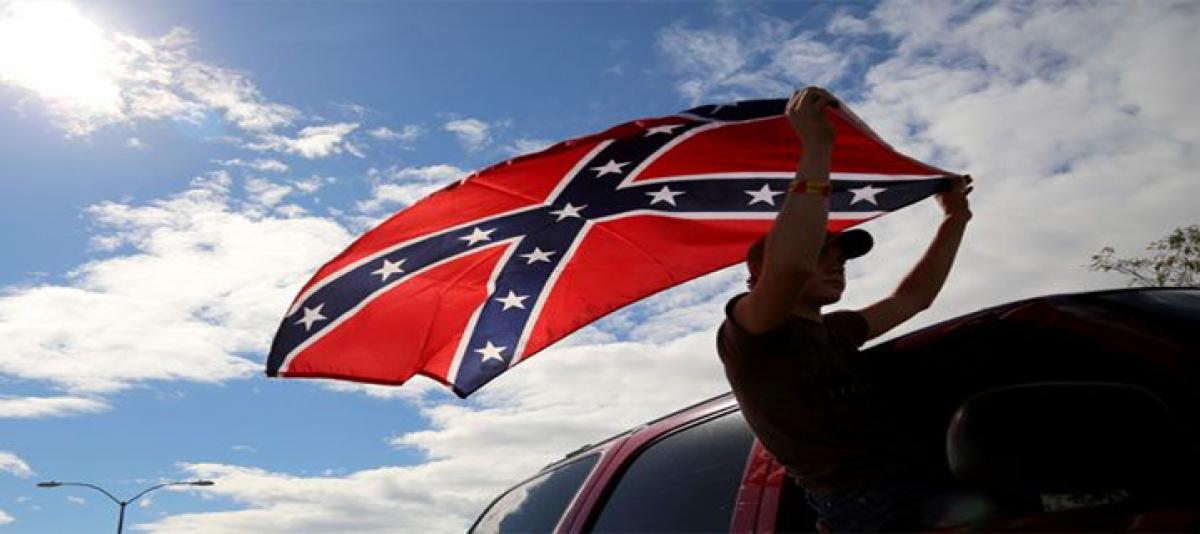 US Confederate flag supporters charged for terroristic threats