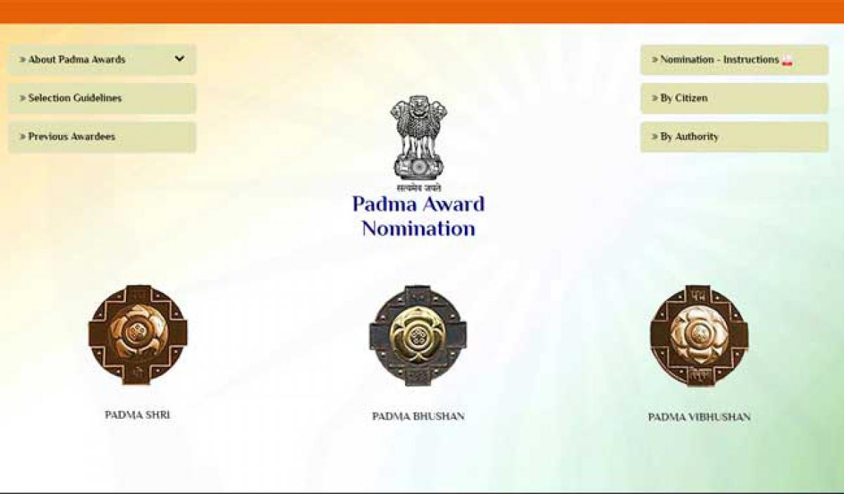 Public can now nominate achievers for Padma Awards