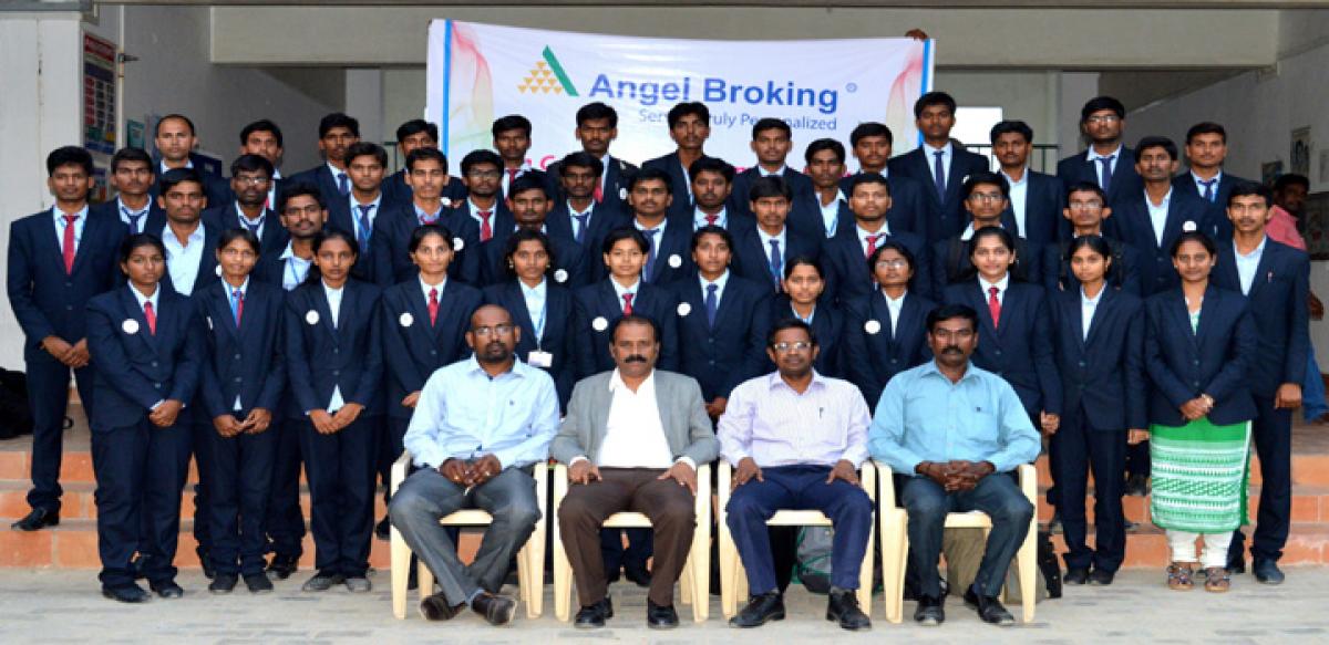 MITS students bag jobs at Angel Broking