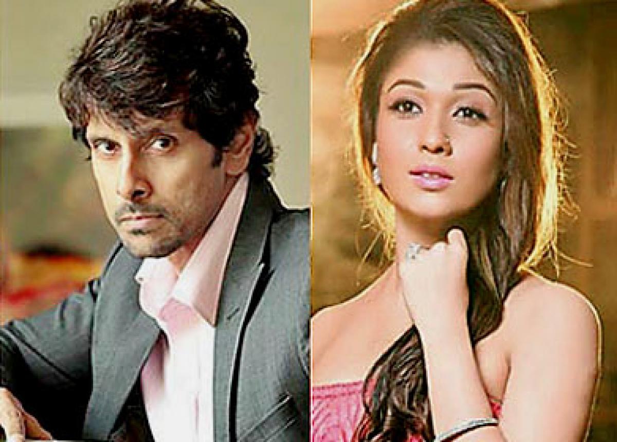 Vikram, Nayantara team up for the first time