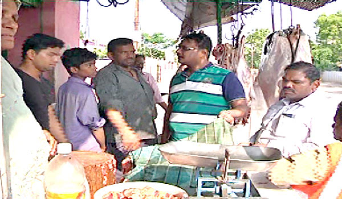 Raids conducted on meat shops