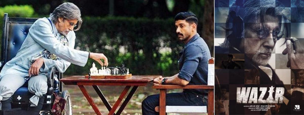 Wazir First look impressive as Big B, Farhaan shine