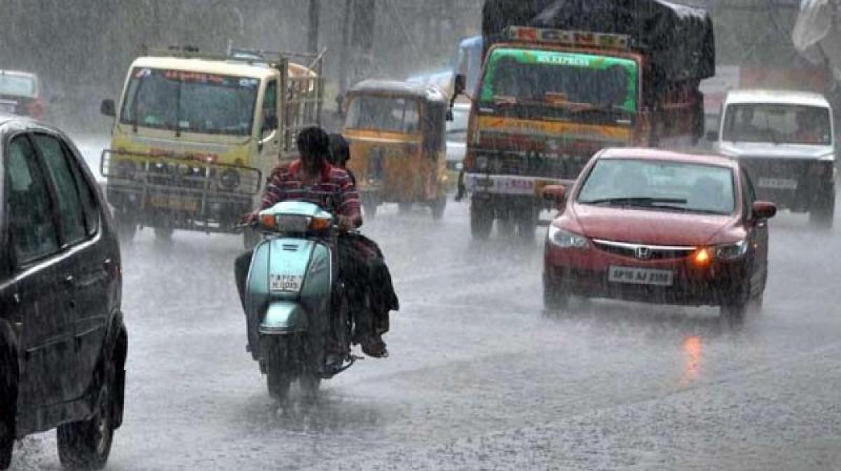 Heavy rainfall throws normal life out of gear in Hyderabad