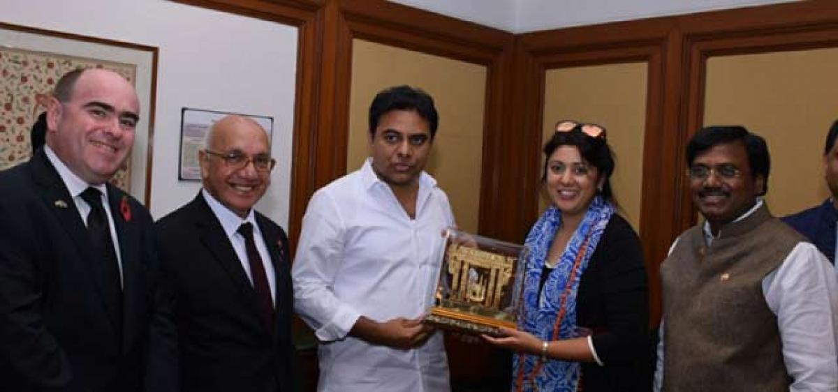 UK MPs meet KTR,  discuss trade ties