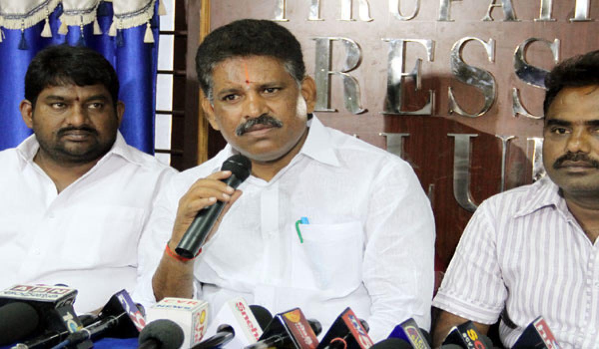 Closure of Kesineni Travels  a drama, alleges Chevireddy