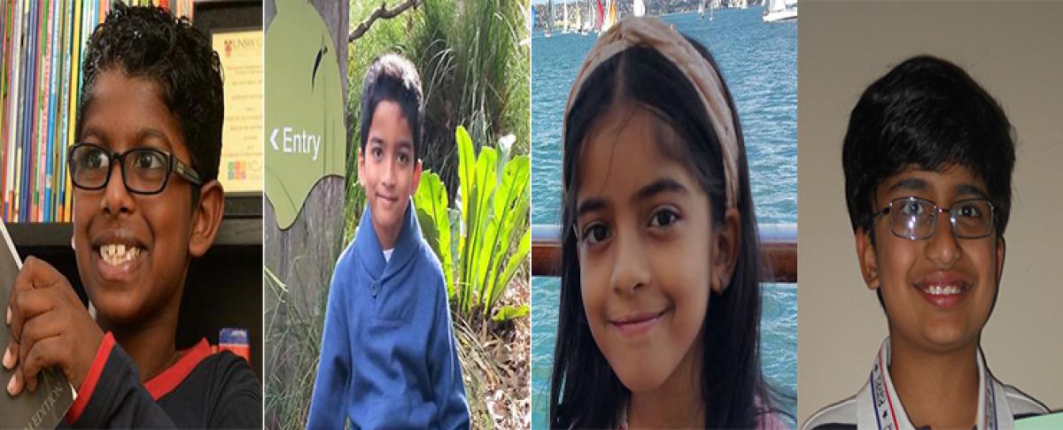 Four Indian origin children among finalists