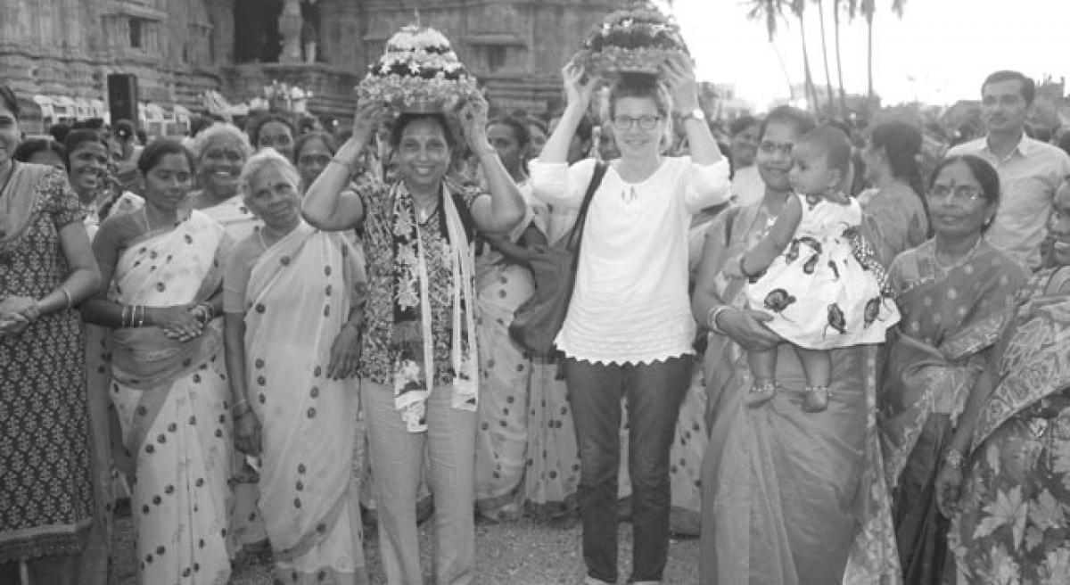 Widows join Bathukamma fiesta