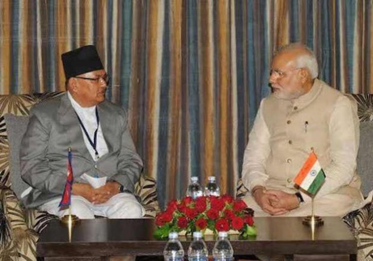 Oli calls up Modi, discusses situation in Nepal