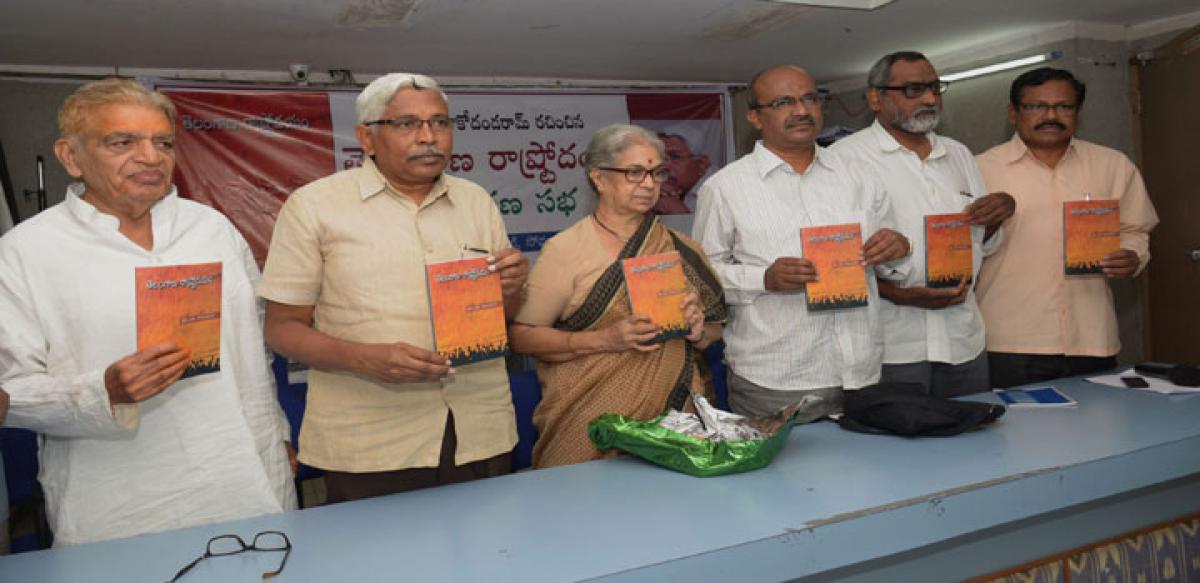 My book is about problems faced by Telangana people