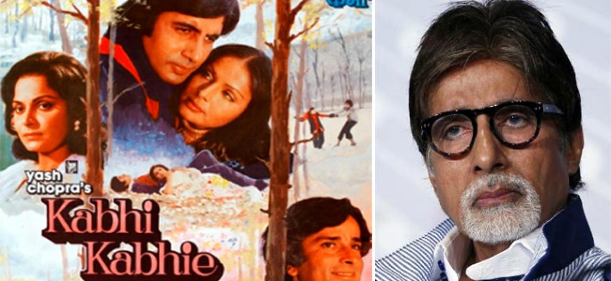 Its 40 years since Kabhie Kabhie for Amitabh Bachchan