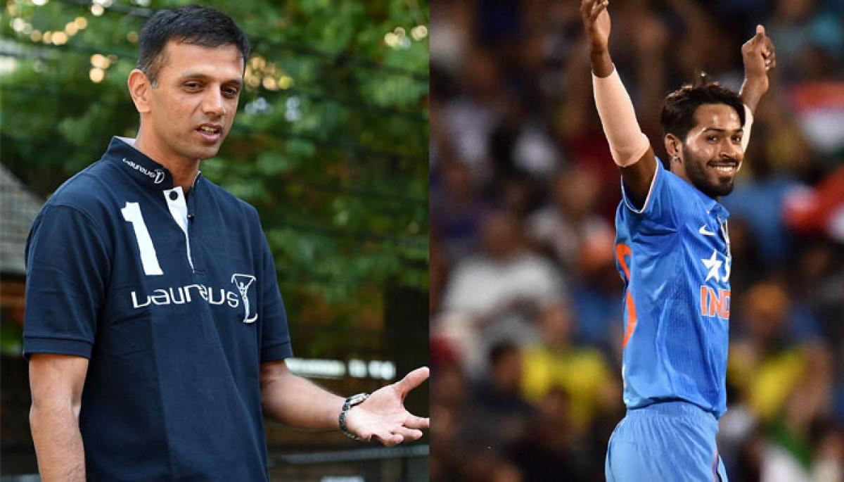 Hardik Pandya ecstatic after maiden call-up into India test team, credits Rahul Dravid