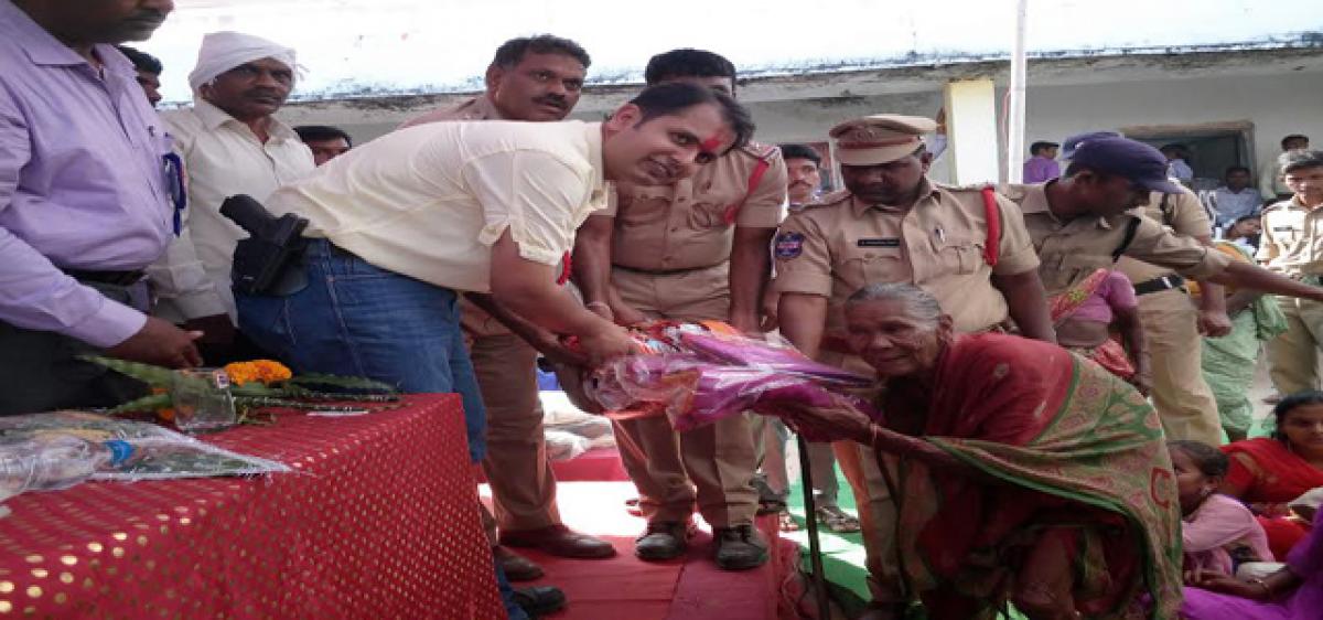 Mega police health camp in Bejjur mandal