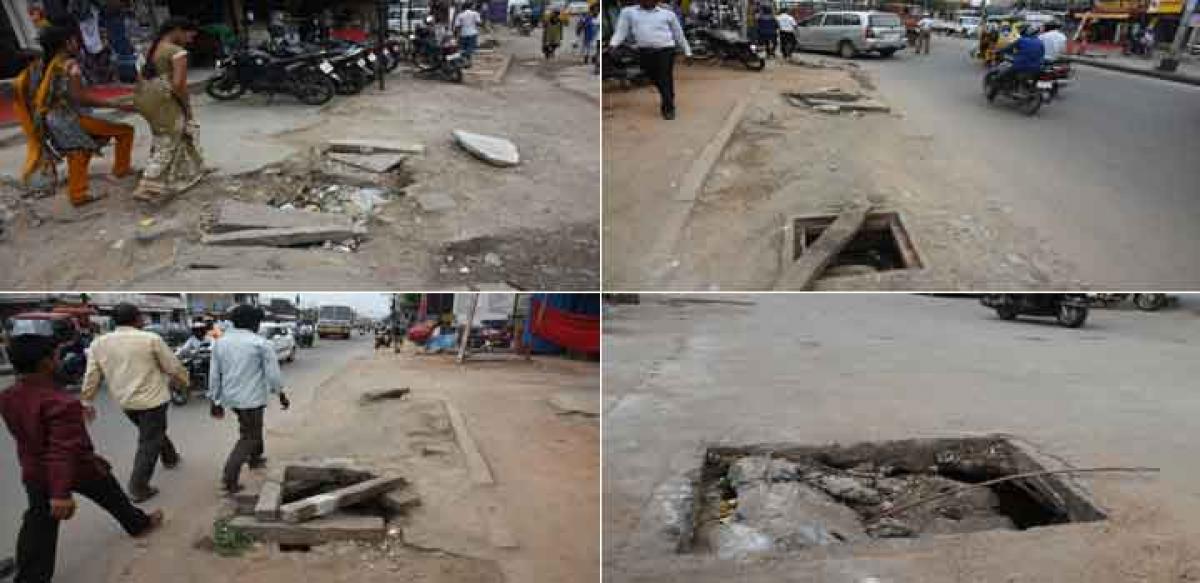Killer manholes dot Hyderabad roads
