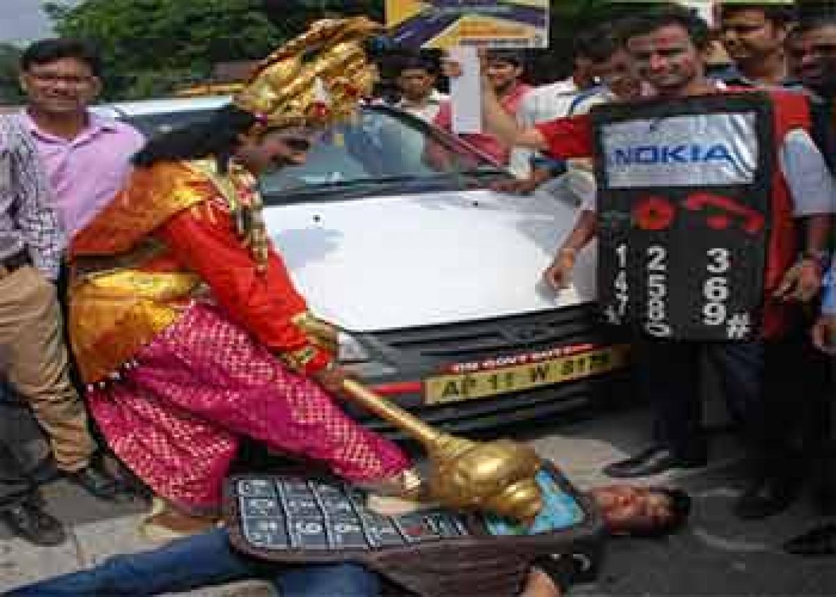 Yamraj reminds motorists to obey rules