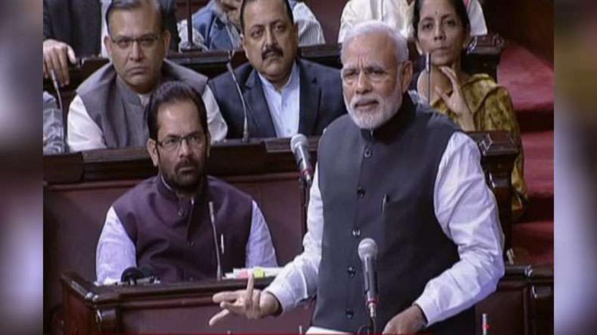 Opposition demands apology from PM Modi, Rajya Sabha adjourned