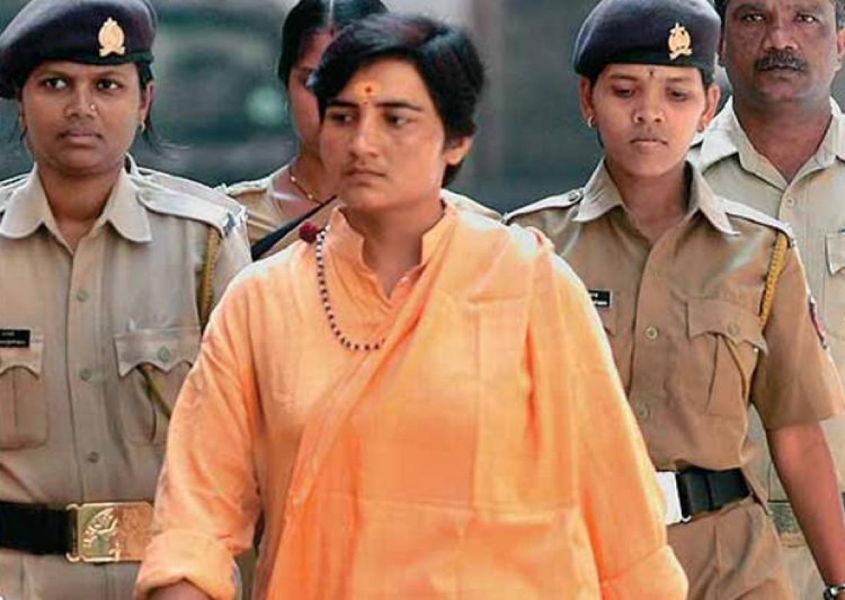 Bombay High Court questions on Sadhvi Pragya being kept in prison after charges dropped