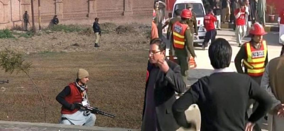 Top developments: Bacha Khan University under attack, Imran Khan to leave for Charsadda