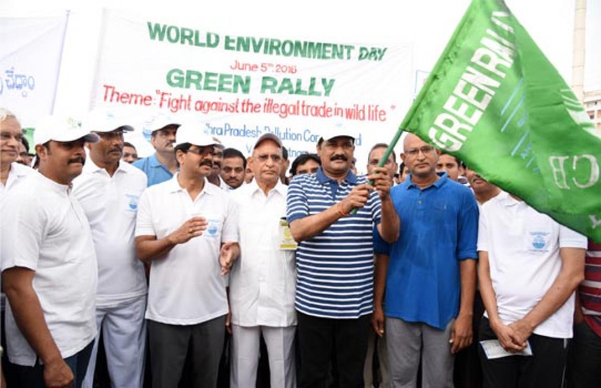 World Environment Day fete at RINL Port