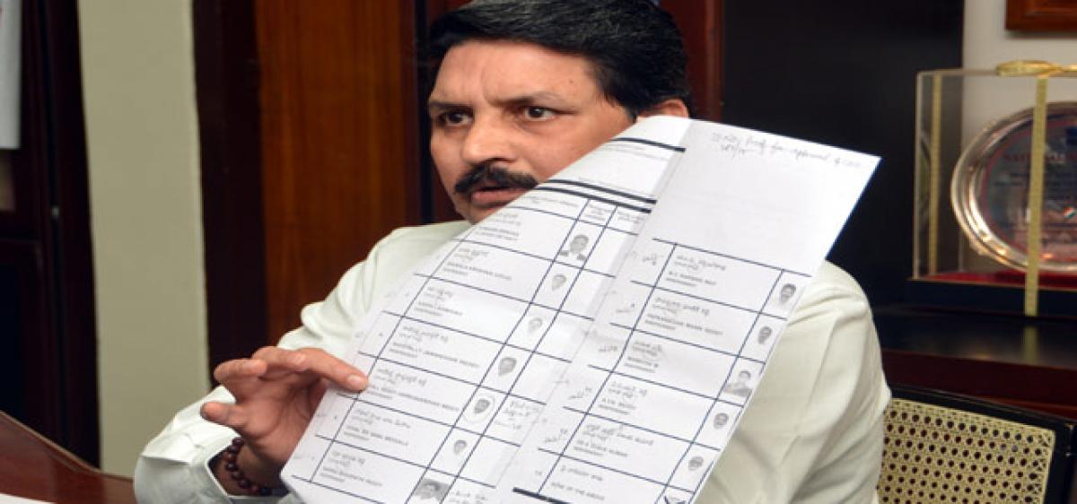 Ballot paper goof-up in MLC polls forces fresh election