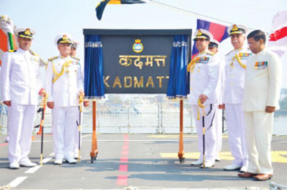 INS Kadmatt commissioned