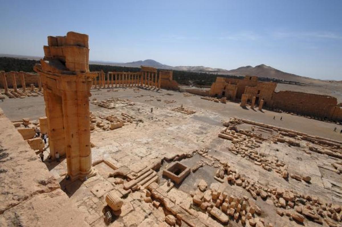 Islamic State destroys part of Syrias Temple of Bel - monitors