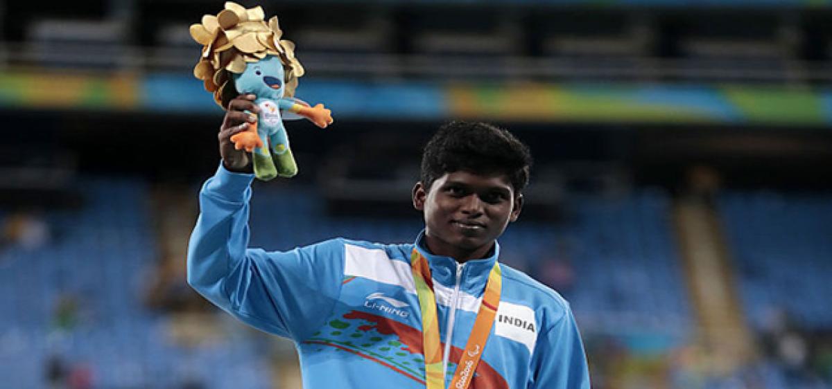 Mariyappan  gets Sochi gold reward
