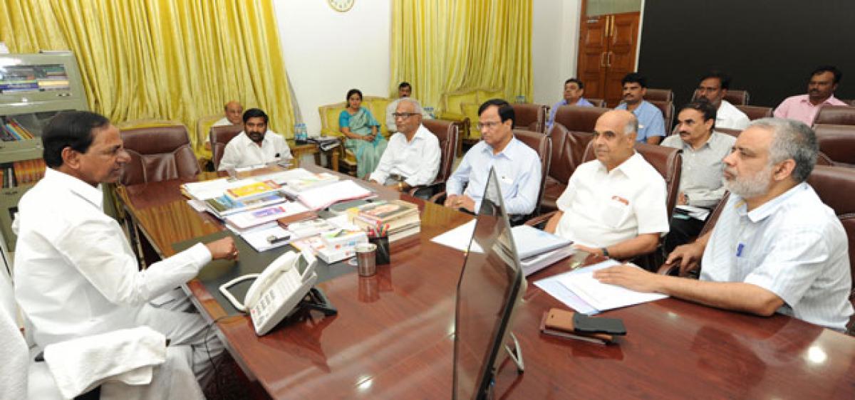 KCR for regularising outsourced power staff