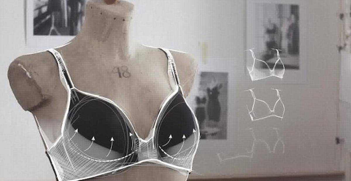 Innovative brassiere to prevent cleavage show
