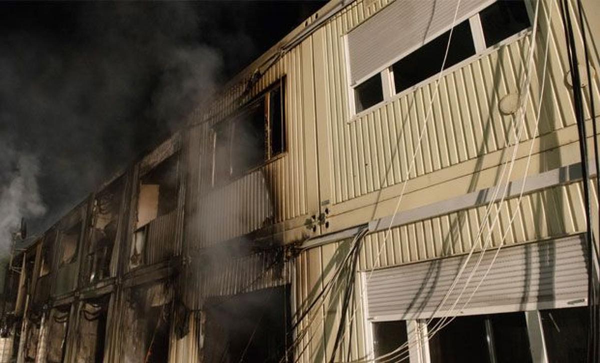 Five people injured in Germany refugee shelter fire